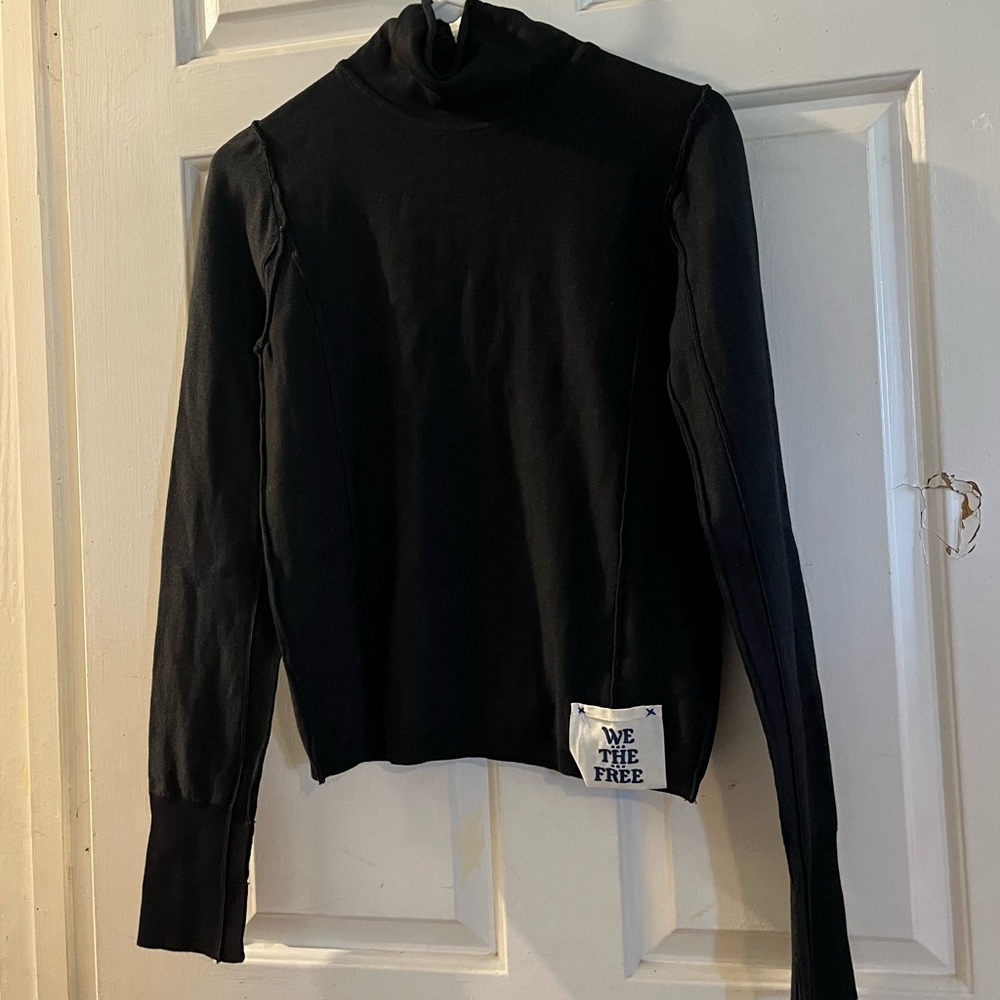 We The Free Midnight Black Long Sleeve Top